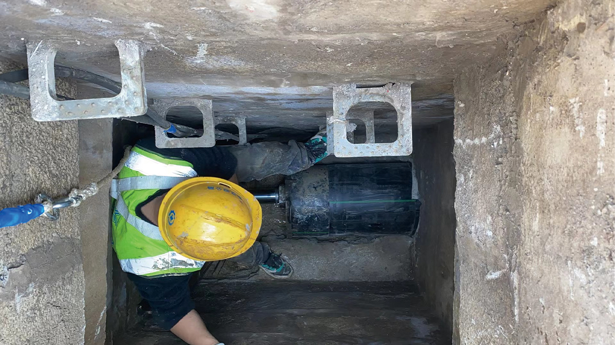 垣曲HDPE短管内衬法